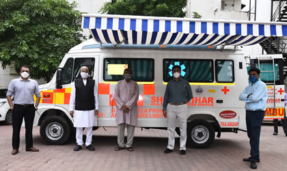 Key Handing Over Ceremony of Mobile Medical Unit (Ambulance)